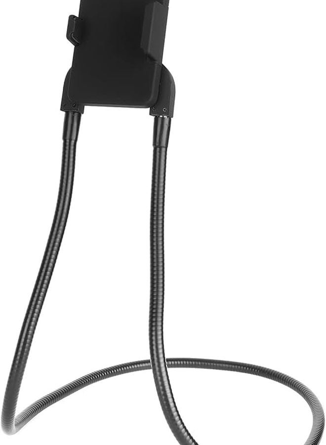 Black Iron Magnetic Phone Holder Rotating Foldable Stand with Soft Rubber for Tablets Mobile Phones - Image 2